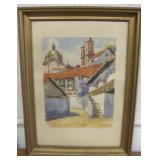 Framed Original Watercolor - 15" x 20.5"