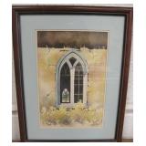 Framed Original Watercolor - 13" x 17"