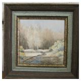 Framed Original Mini Painting - 5.5" x 5.5"
