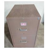 18" x 25" x 29" Metal File Cabinet - 2 Drawers