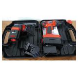 Black & Decker Drill Batteries Charger Case
