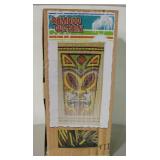36" X 72" Mask Print Bamboo Curtain