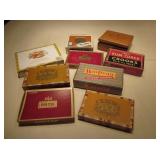 Lot Of Vintage Cigar Boxes