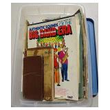 Plastic Tote Of Ephemera