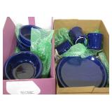 8 Place Setting Cobalt Corning Dishes