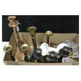 Candlestick Holders - Glass, Metal & Ceramic