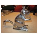 6" Polished Aluminum Squirrel Nutcracker