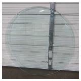 55" Diameter Glass Table Top