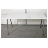 Ikea Galant Table w/ Adjust. Height Chrome Legs