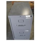 15" x 29" x 29" Metal Filing Cabinet - 2 Drawers