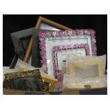 Box Lot of Assorted Picture Frames