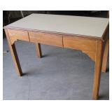 Wood Desk Table w/ Formica Top