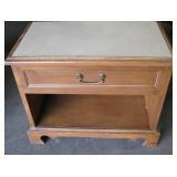 2 Wood Side Tables 30" x 16" x 25"