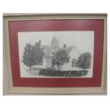 Framed Original Drawing - 31" x 24"
