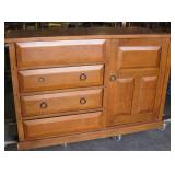 56" x 26" x 36" Wood Cabinet