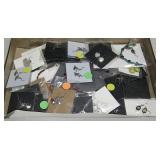 Box Lot of Earrings, Jewelry Sets