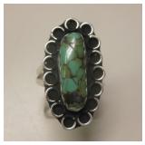 Sterling Silver Landers Turquoise SW Ring