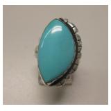 Sterling Silver Sleeping Beauty Turq. SW Ring