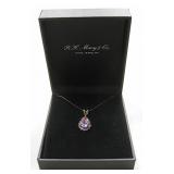 Gold Over Sterling Silver Pendant Necklace