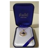 Ariki Paua Shell Necklace 22KT Gold Plated