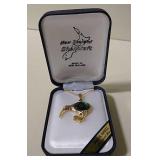 Ariki Paua Shell Necklace 22KT Gold Plated