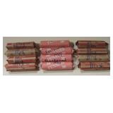 12 Rolls Of Assorted Lincoln Wheat Cents