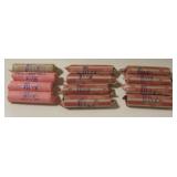 12 Rolls Of Assorted Lincoln Wheat Cents