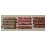 12 Rolls Of Assorted Lincoln Wheat Cents