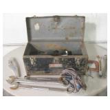 Vtg Craftsman Tool Box w/ Asst