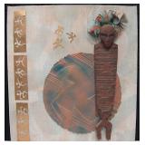 19" x 21" Mixed Media Sculpture