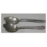 Sterling Silver Spoon & BMF 90 Silver Plated Spoon