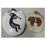 2 Decorative SW Ceramic Jugs - Longest 8.5"