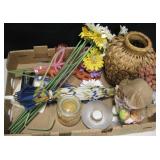 Box Of Assorted Decor & More