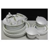 Vintage Corelle Livingware Plates, Cups & Saucers