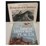 2 Books - Ansel Adams & American Heritage