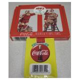 NIP Tin & NIP Deck Of Coca-Cola Playing Cards