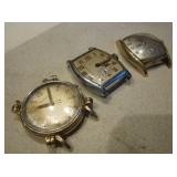 Vtg Gruen & 2 Vtg Bulova Watches