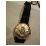 Helbros Teamsters Union Gold-Toned Watch