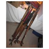 20 Antique Wood Shaft Golf Clubs