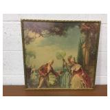 Framed Vintage Print - 20.5" x 19.5"