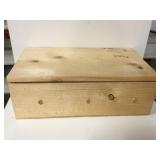Handmade Wood Tool Box W / Contents