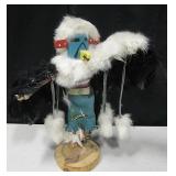 NA 13" Tall Eagle Kachina - Signed w/ Census No.
