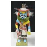 Eskite Palolokon Plumed Serpent 10" Tall Kachina