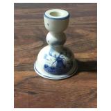 Vintage Royal Delft Blue Candle Holder