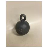 2-Piece Cast Weight Marked "5" - 4.75" Tall