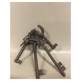 Ring Of Decor Skeleton Keys w/ Western Motif
