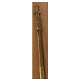 Practice Asian Sword w/ Sheath Brass & Wood