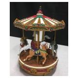 Mr. Christmas Plastic Carousel Untested 9.5"
