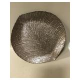 BRonze Toned Decorative Leaf Platter