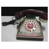 Coca-Cola Stained Glass Look Phone - No Power Cord
